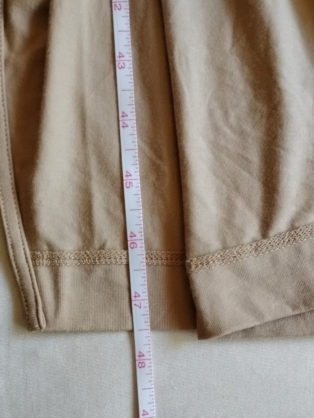 NWT Cuyana Drape Back Midi Dress S Dune Pima Cotton Modal - Picture 15 of 15